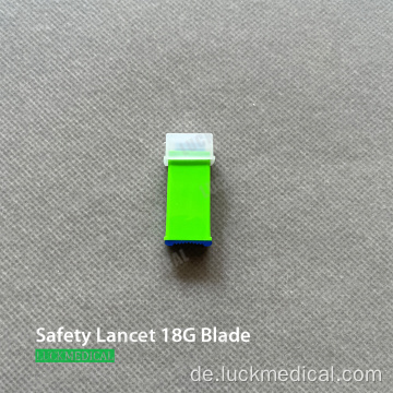 Sicherheitsblut Lancet Blade Nadel 18g Diabetes